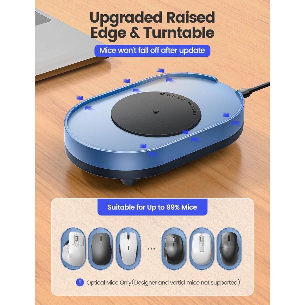 Undetectable Mouse Mover, M4 Mouse Jiggler Device with ON/Off Switch, Driver-Fre - Picture 5 of 7
